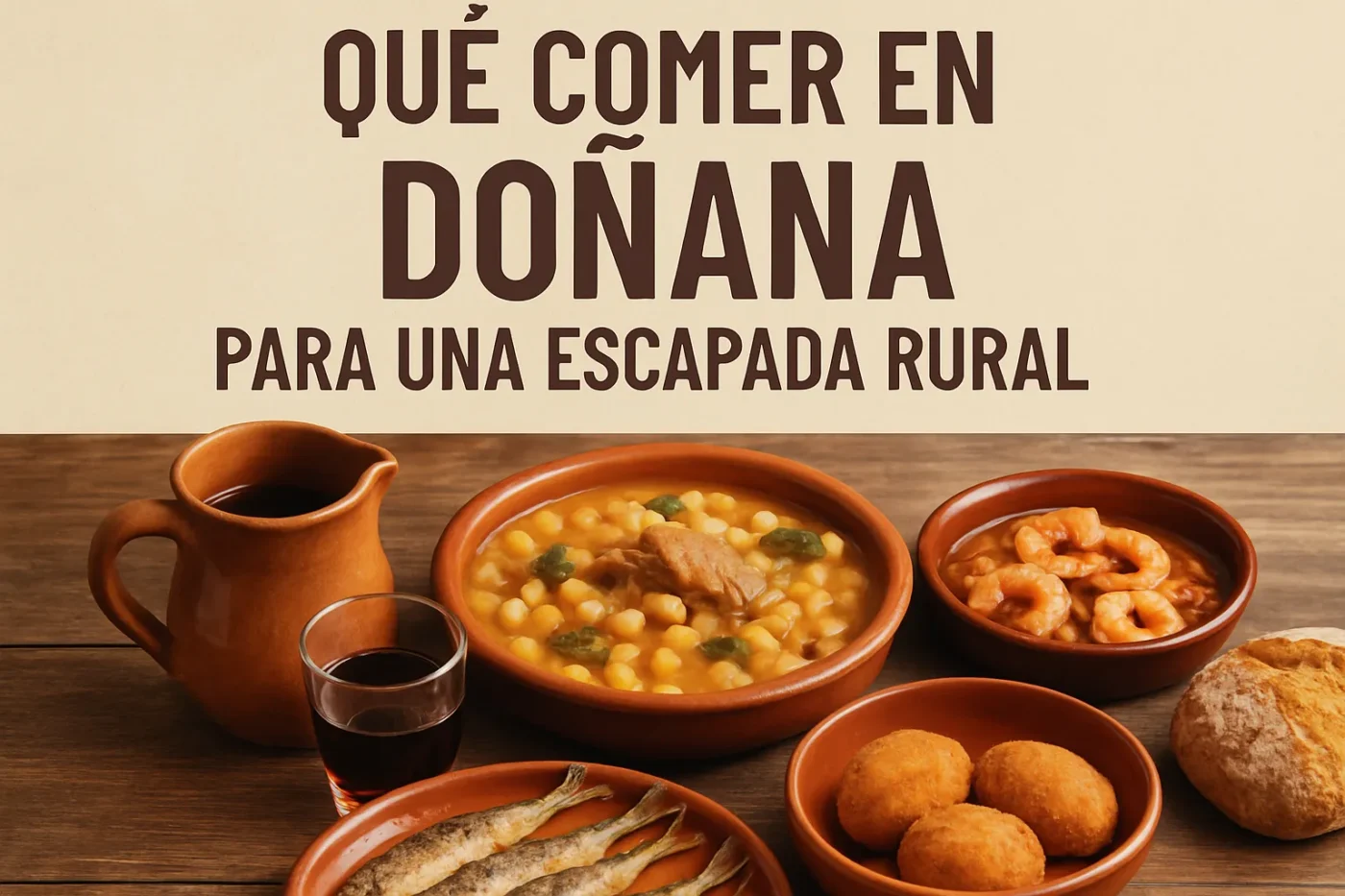 quecomerenDonanaparaunaescapadarural Andalucía Noticias 24h qué comer en Doñana para una escapada rural