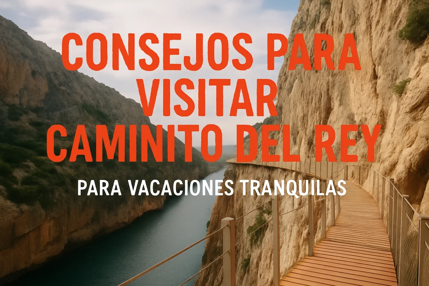 consejos para visitar Caminito del Rey para vacaciones tranquilas