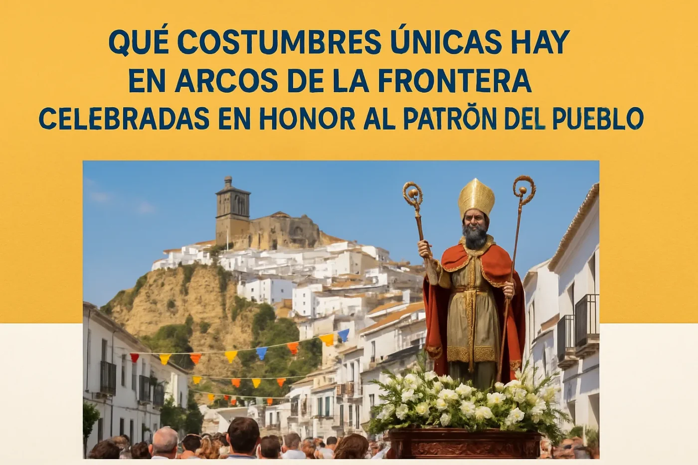 quecostumbresunicashayenArcosdelaFronteracelebradasenhonoralpatrondelpueblo Andalucía Noticias 24h qué costumbres únicas hay en Arcos de la Frontera celebradas en honor al patrón del pueblo