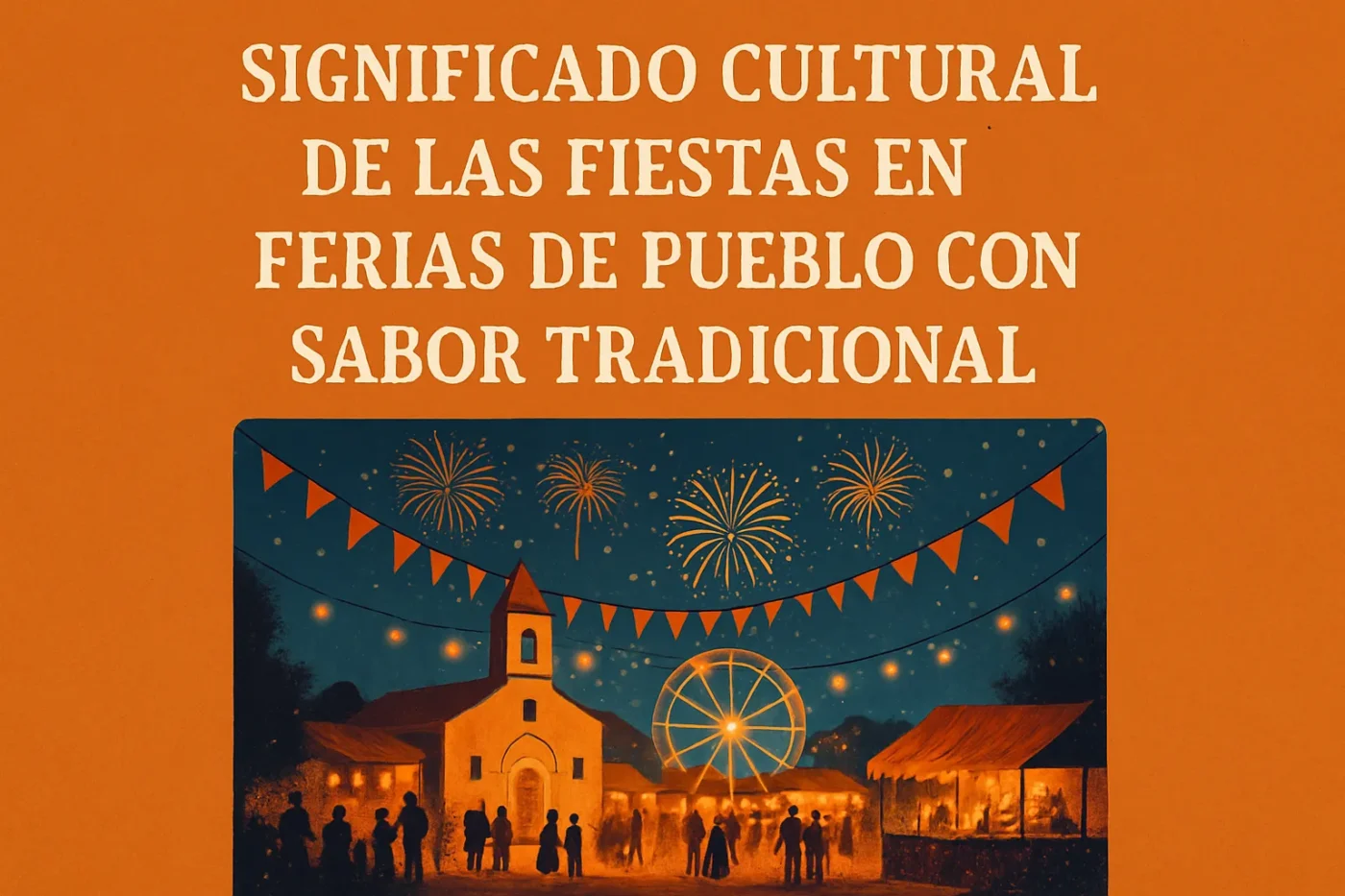 significado cultural de las fiestas en Ferias de pueblo con sabor tradicional