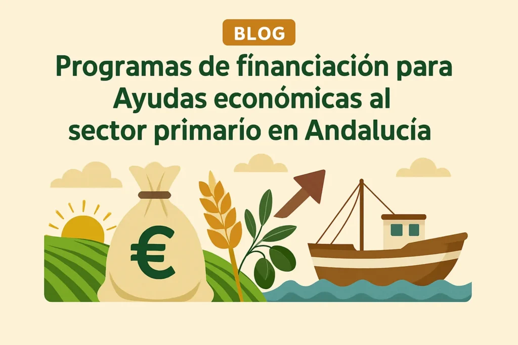 programas de financiación para Ayudas económicas al sector primario en Andalucía