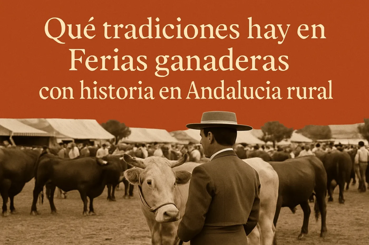 qué tradiciones hay en Ferias ganaderas con historia en Andalucía rural