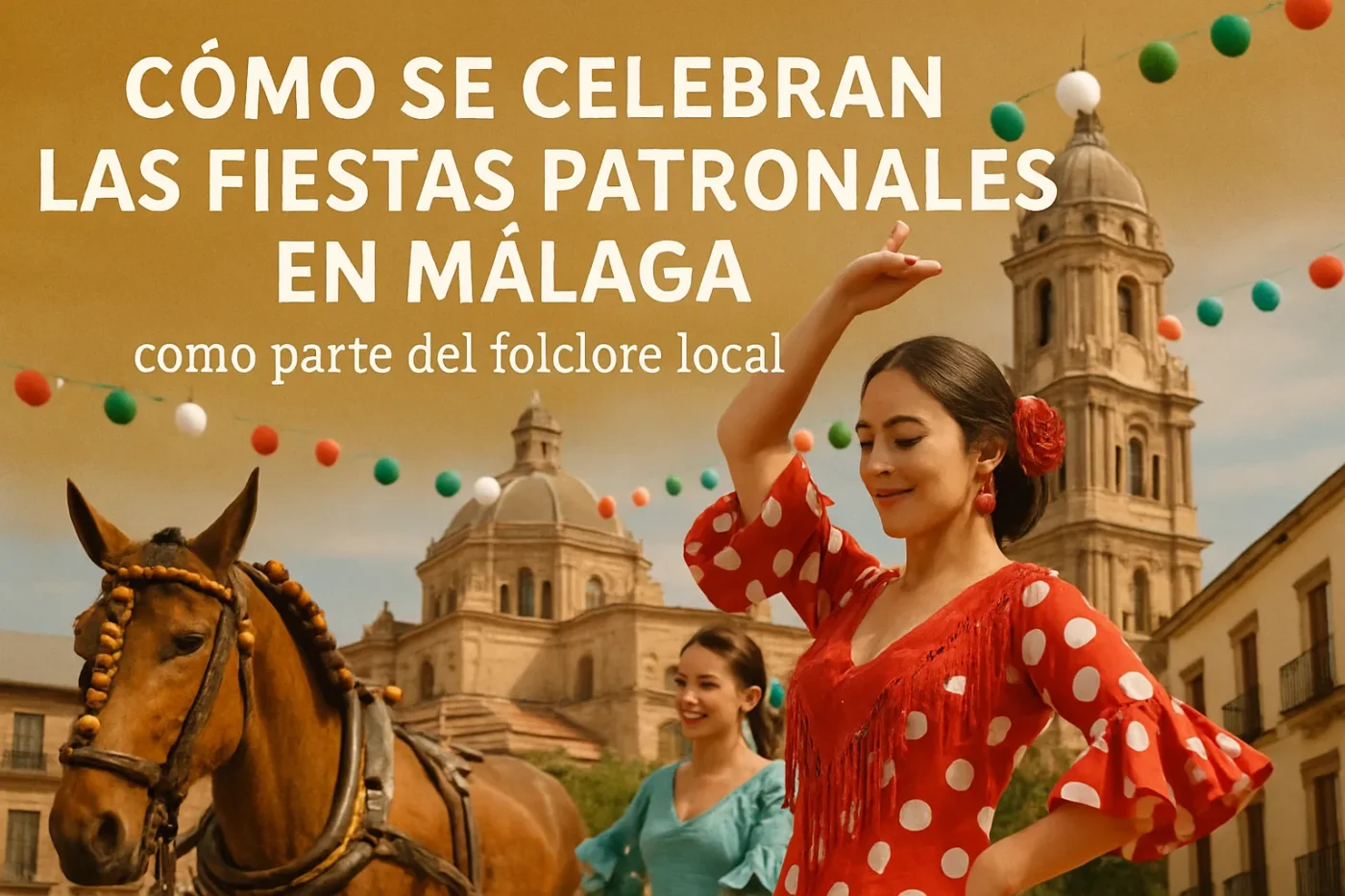cómo se celebran las fiestas patronales en Málaga como parte del folclore local