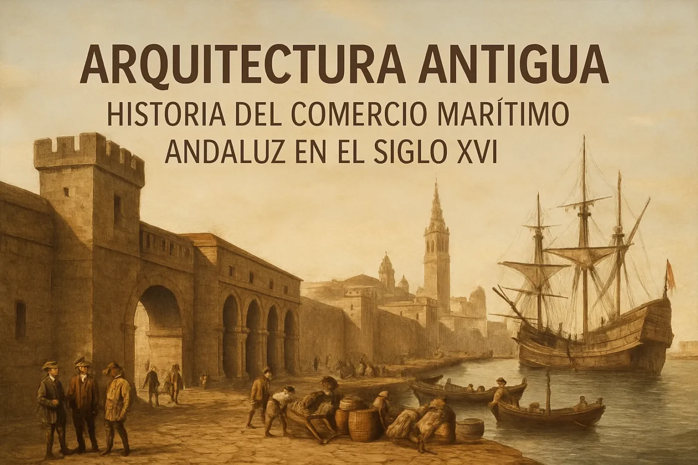 arquitecturaantiguadeHistoriadelcomerciomaritimoandaluzenelsigloXVI Andalucía Noticias 24h arquitectura antigua de Historia del comercio marítimo andaluz en el siglo XVI