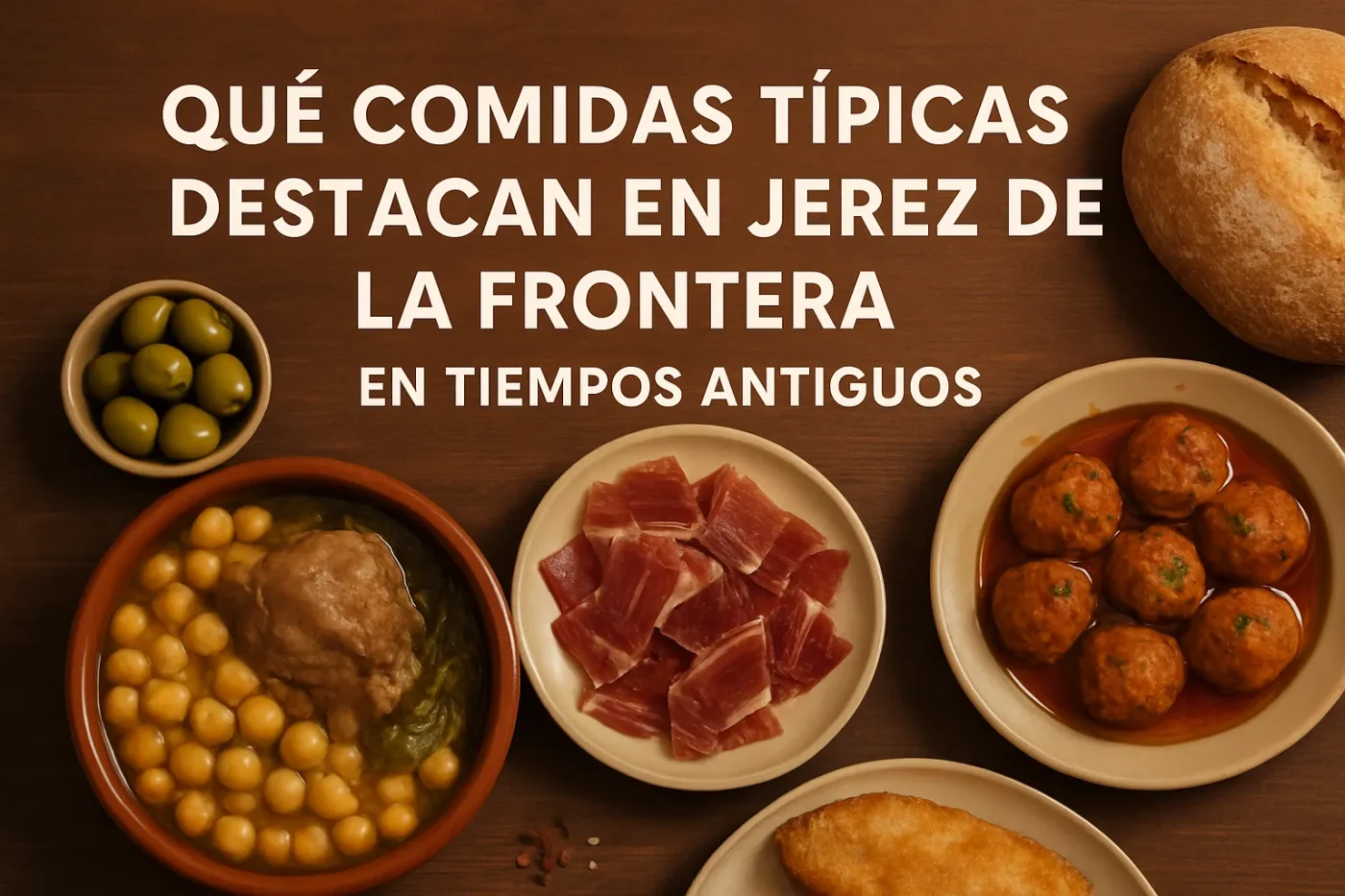 qué comidas típicas destacan en Jerez de la Frontera en tiempos antiguos