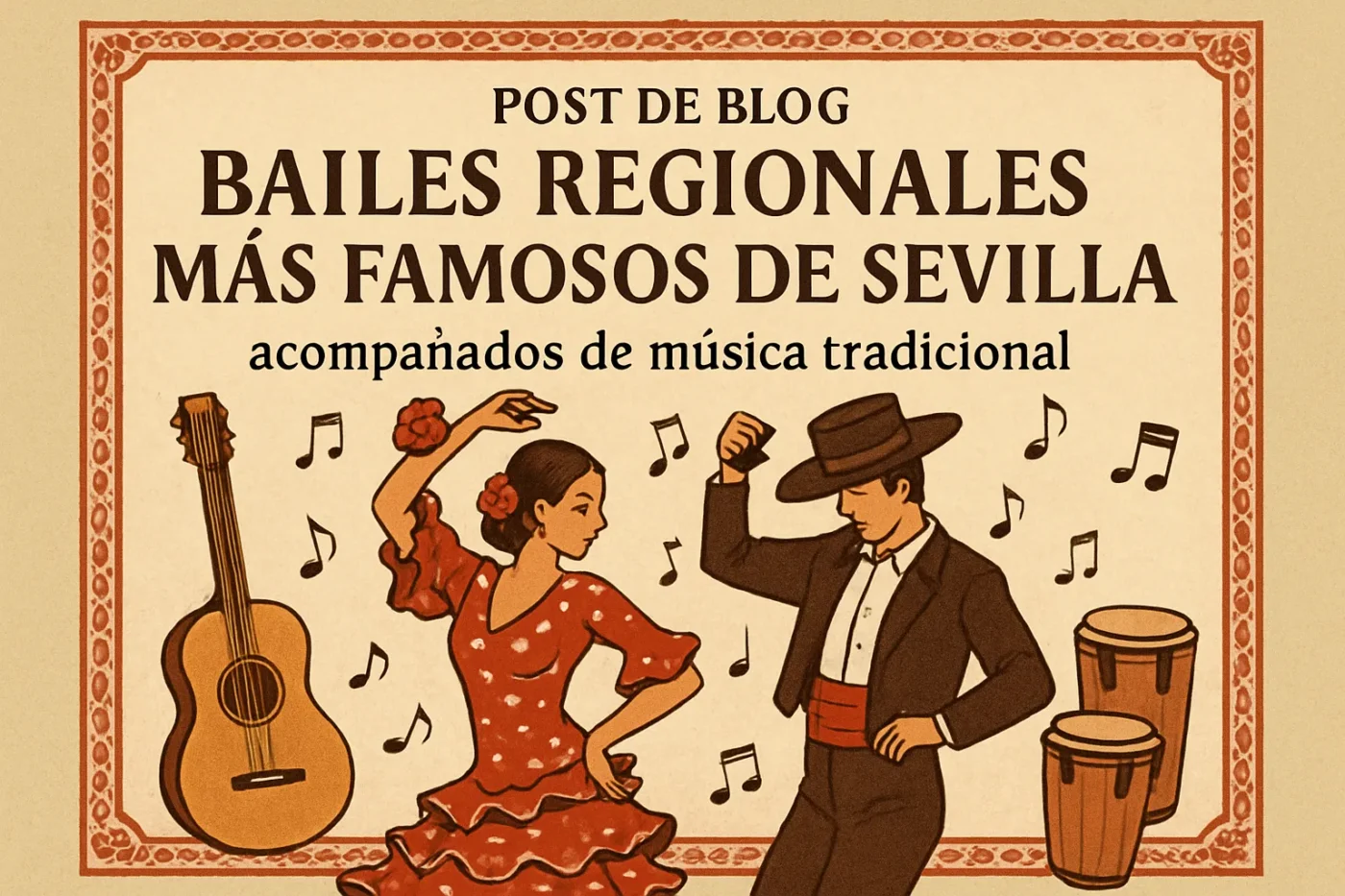 bailes regionales más famosos de Sevilla acompañadas de música tradicional