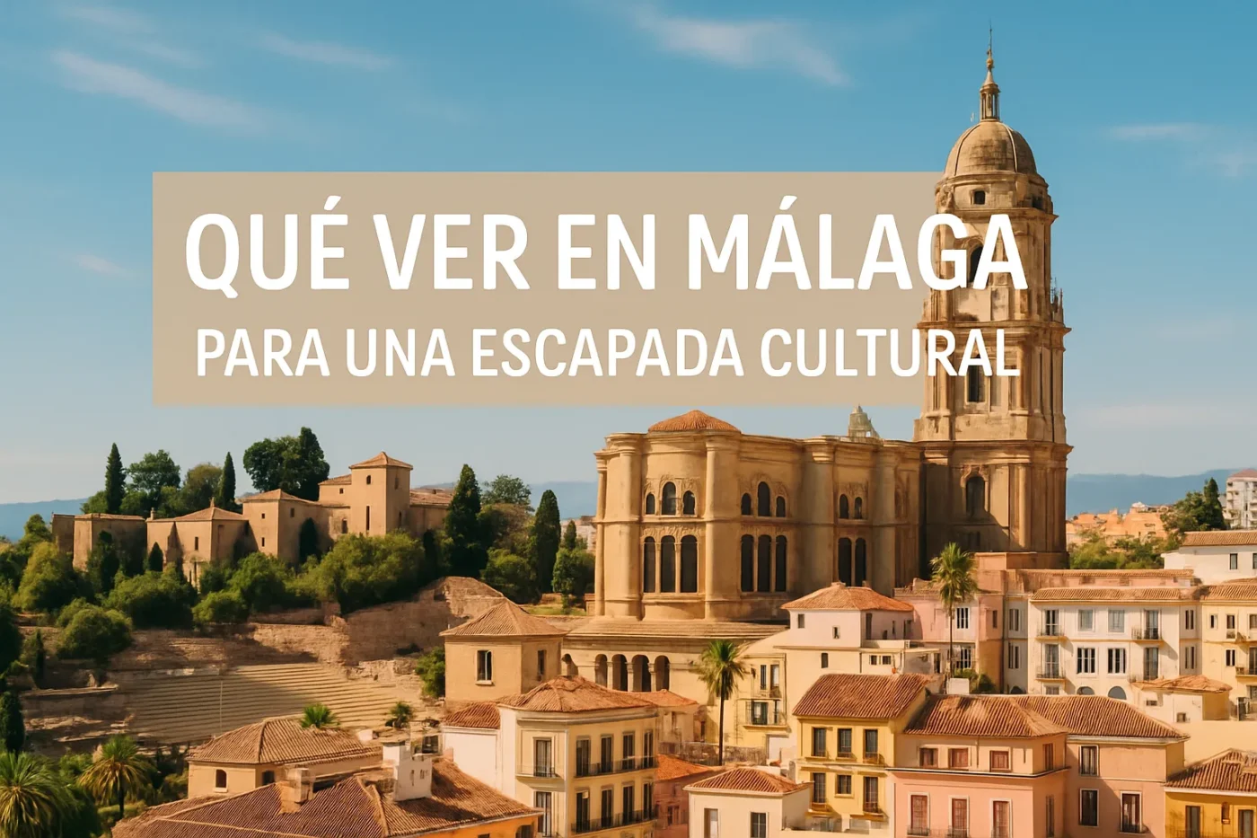 qué ver en Málaga para una escapada cultural