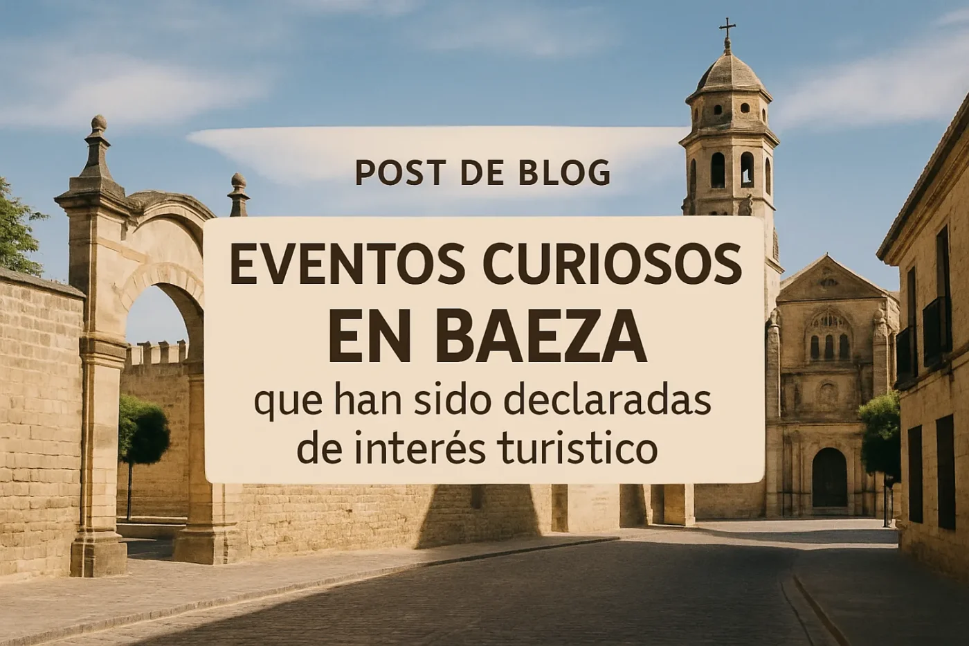 eventoscuriososenBaezaquehansidodeclaradasdeinteresturistico Andalucía Noticias 24h eventos curiosos en Baeza que han sido declaradas de interés turístico
