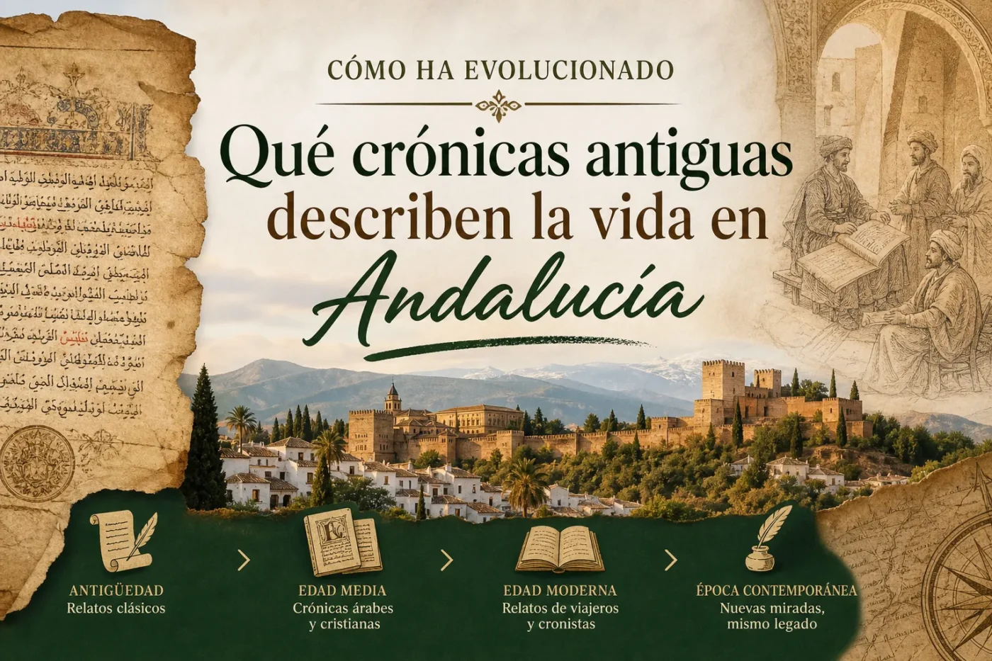 comohaevolucionadoQuecronicasantiguasdescribenlavidaenAndalucia Andalucía Noticias 24h cómo ha evolucionado Qué crónicas antiguas describen la vida en Andalucía