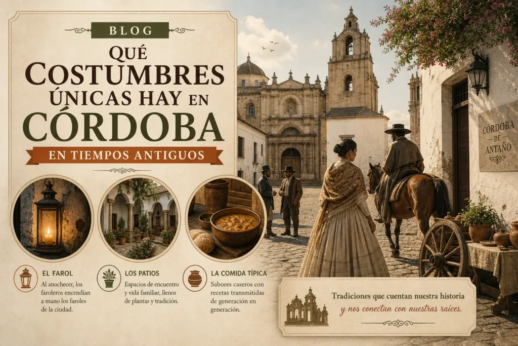 qué costumbres únicas hay en Córdoba en tiempos antiguos