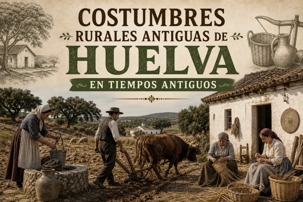 costumbres rurales antiguas de Huelva en tiempos antiguos