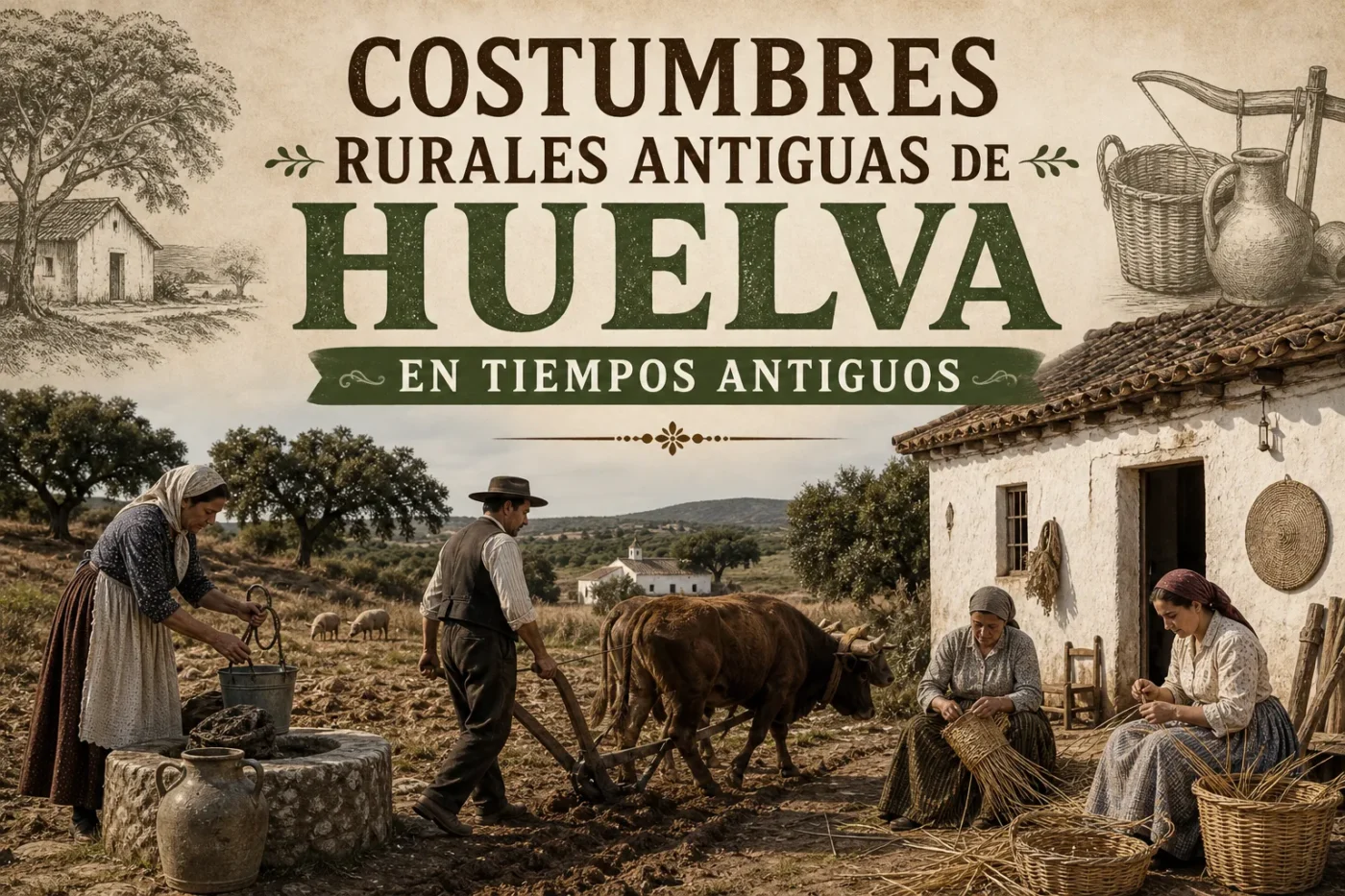 costumbres rurales antiguas de Huelva en tiempos antiguos