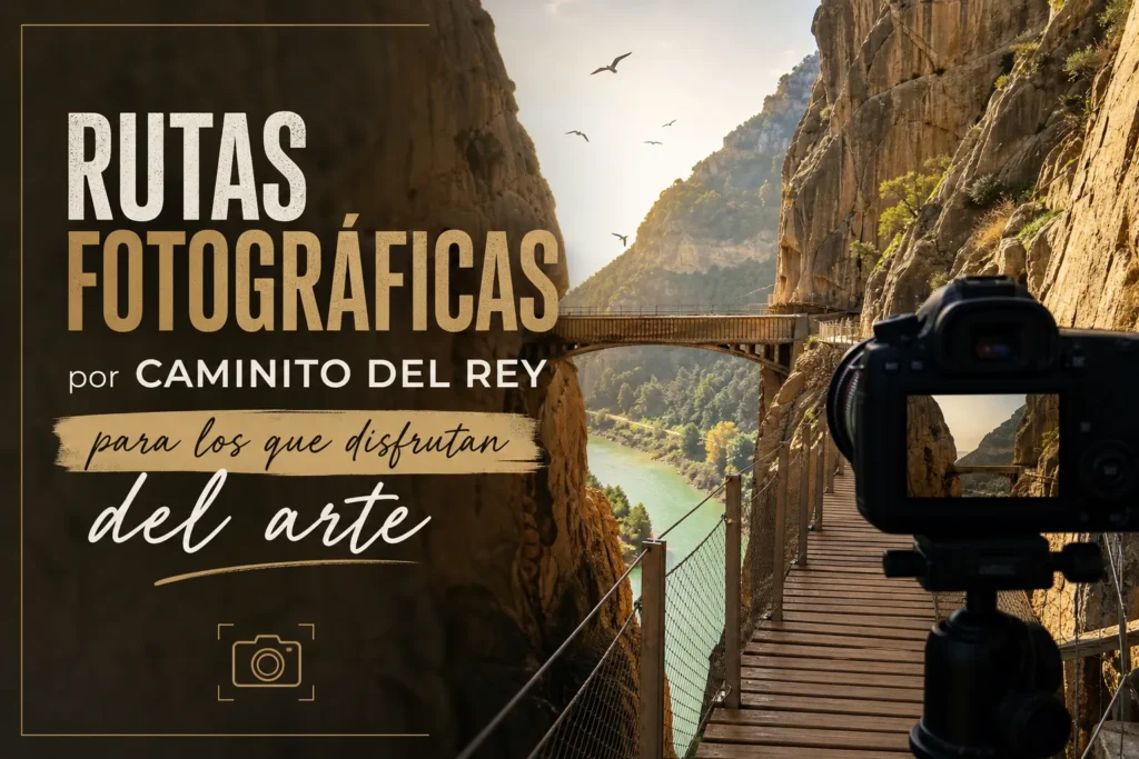 rutas fotográficas por Caminito del Rey para los que disfrutan del arte
